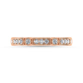 Diamond 1/4 Ct.Tw. Stack Band in 14K Rose Gold